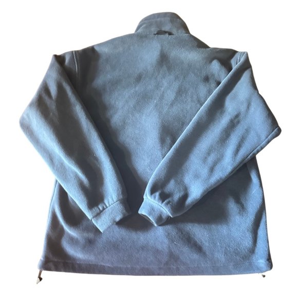 Columbia Vertex Mens Large Full Zip Fleece Jacket Core Interchange Royal/Grey L - Picture 3 of 9